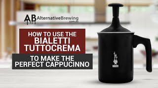 How to Use the Bialetti Tuttocrema Milk Frother [upl. by Esihcoc]