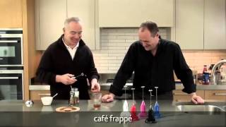 How to make a frappé coffee using an aerolatte milk frother [upl. by Uzzia969]