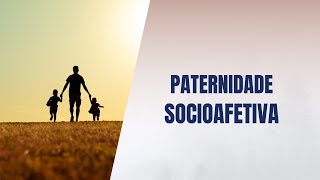 Paternidade socioafetiva [upl. by Bertilla]