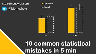 Ten Statistical Mistakes in 5 Min [upl. by Jentoft]