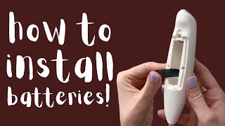 How To Install Batteries On The Milk BOSS Milk Frother By Zulay Kitchen [upl. by Mctyre155]